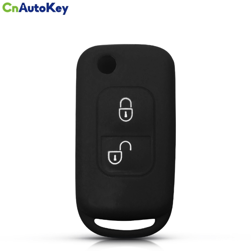 CS002042     For Mercedes Benz A C E S Class ML320 ML430 ML55 AMG 300SL W168 W202 W203 W208 W210 500SEC Silicone Key Case Skin Cover