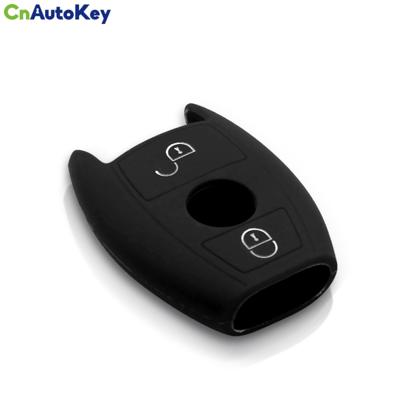 CS002041    10X For Mercedes Benz CLS CLA AMG GL R SLK A B C S Remote Key Case 2/3 Buttons Key Rings Silicone Car Key Cover Shell