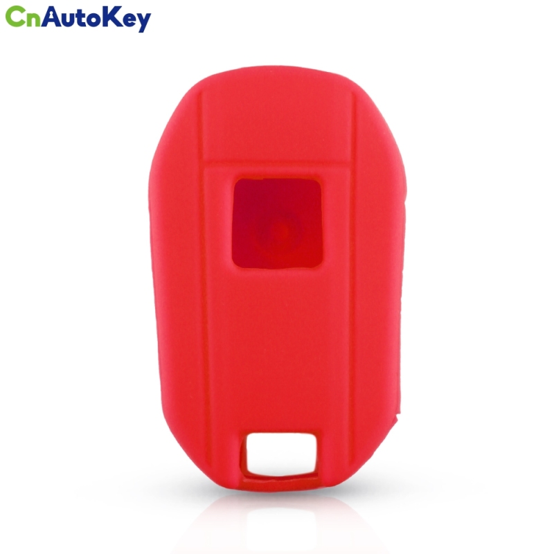 CS016033    10X For Citroen C4 CACTUS C5 C3 C4L For Peugeot Remote Case Protector Remote 3 Button Silicone Car Key Case Fob Cover