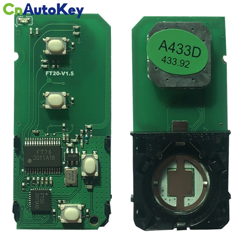 CN007220 Aftermarket 4 Button Smart Key For 2010+ Toyota Land Cruiser Smart Intelligent Keys Entry With 433Mhz A433 4D 98 Board