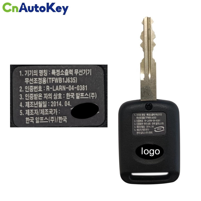 CN010068 Renault Samsung SM5 Remote key 447MHZ TFWB1J635 NO CHIP