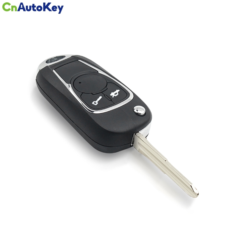 CS014018    For Chevrolet Modified Car Key Shell For Chevrolet LOVA Sail Epica Lechi Spark Folding 2 Button Key Case Left/Right Blade