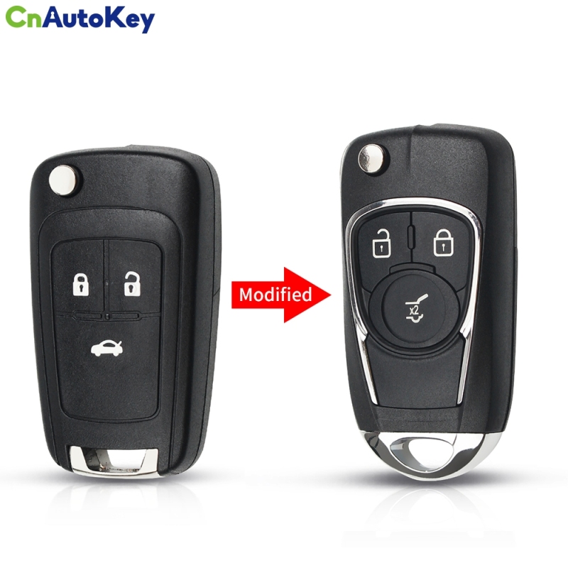 CS014023   Modified Car Key Shell Replacement For Chevrolet Cruze For OPEL Insignia Astra J Zafira Car Remote 2/3/4/5 Buttons Key