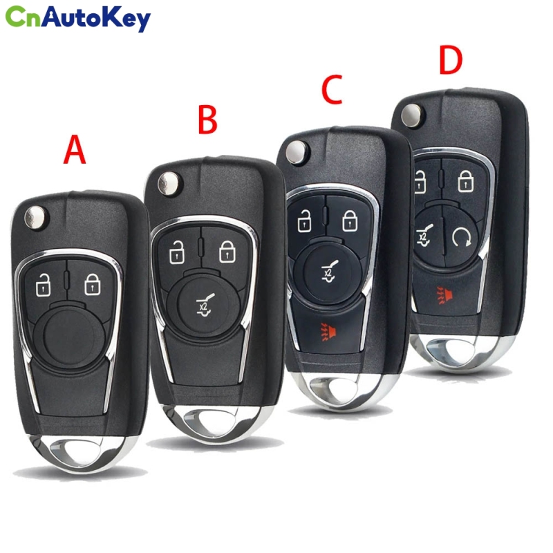 CS014023   Modified Car Key Shell Replacement For Chevrolet Cruze For OPEL Insignia Astra J Zafira Car Remote 2/3/4/5 Buttons Key