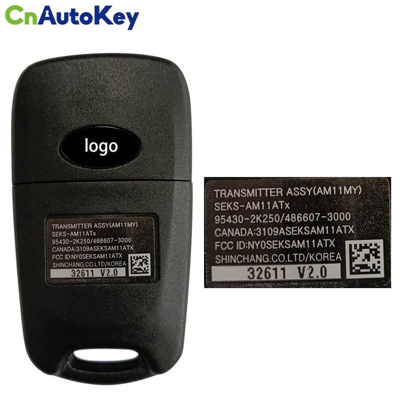 CN051140 Genuine Kia Soul 2010+ Flip Remote, 3Buttons, NY0SEKSAM11ATX, 315MHz 95430-2K000 95430-2K250 95430-2K240