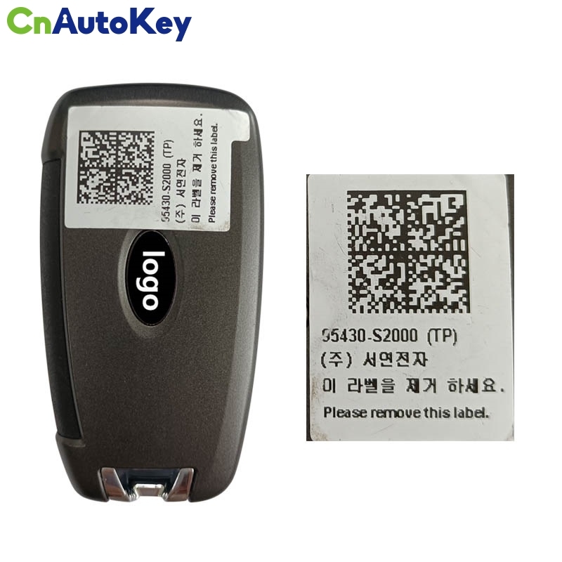 CN020188   Genuine Hyundai Santa Fe 2018+ Flip Remote, 3Buttons, RKE-4F39 HITAG3 PCF7938XA, 433MHz 95430-S1200