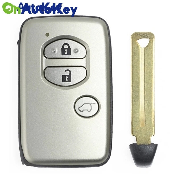CS007100  for Toyota Prius Land Cruiser Replacement Remote Car Key Shell Case Fob 3Button