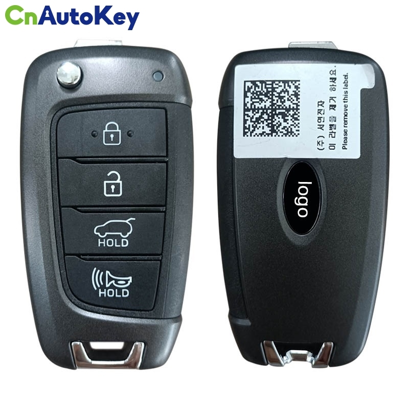 CN020198 2018-2020 Hyundai Santa Fe / 4-Button Flip Key / PN: 95430-S2000 / TQ8-RKE-4F39