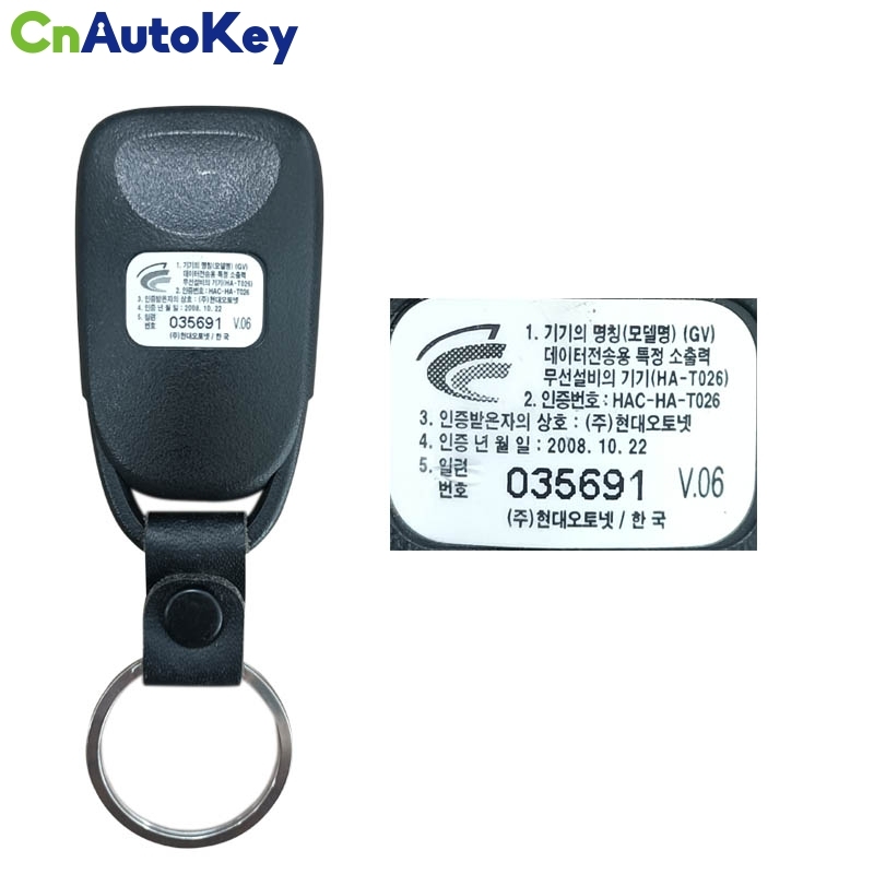 CN020193 For Hyundai remote key 434mhz HA-T026