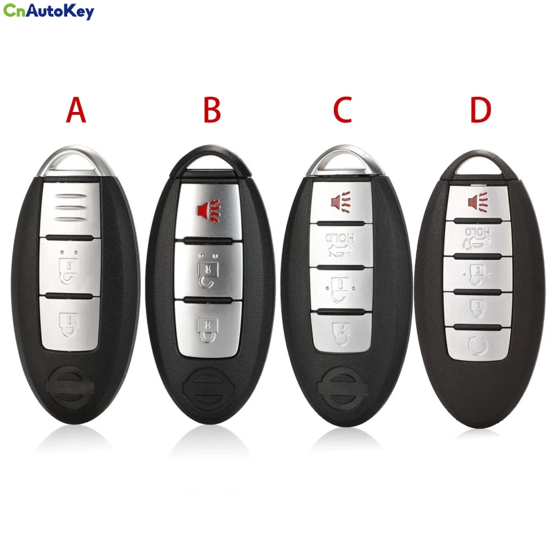 CS027027   3/4/5 Buttons 2006-2014 Remote Smart Key Shell Cover Case For Nissan ALTIMA MAXIMA Murano Versa Teana Sentra