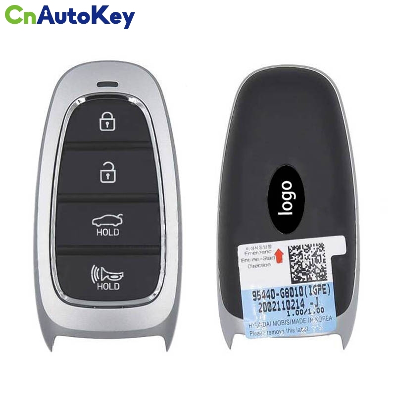 CN020209  Hyundai Grandeur Genuine Smart Key 4 Buttons 433MHz 95440-G80104X