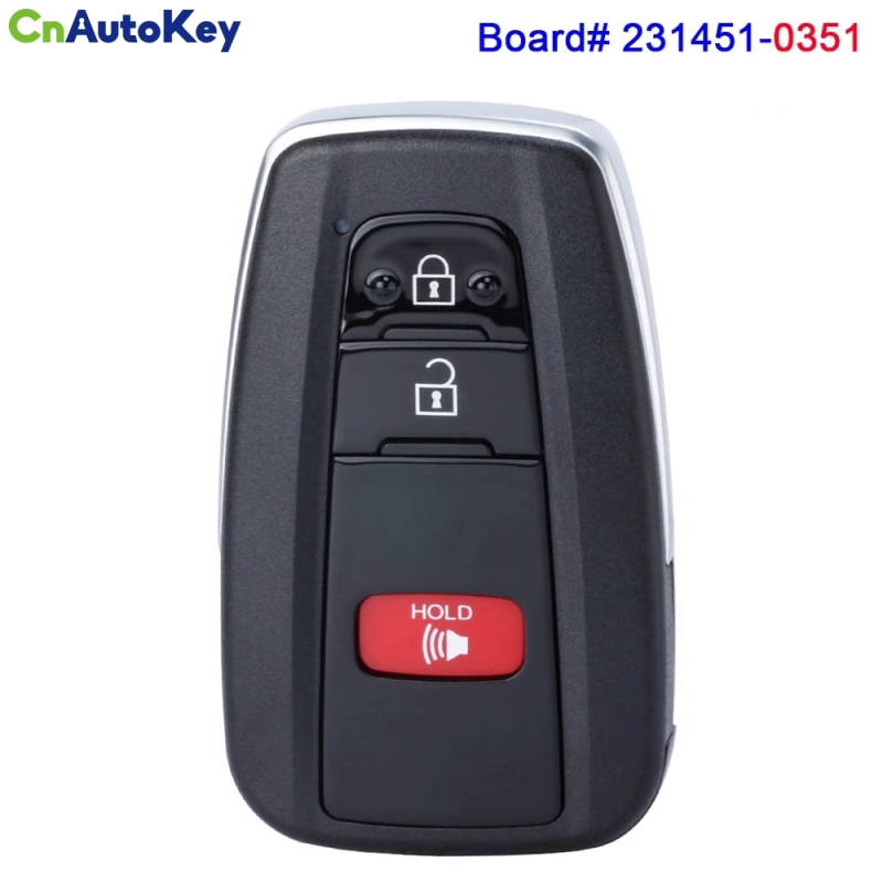 CN007190 for Toyota RAV4 2019 2020 2021 Smart Keyless Remote Key Fob Board# 231451-0351 HYQ14FBC 8990H-0R010 312MHz / 314MHz