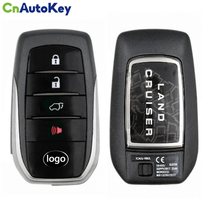 CN007245 Toyota Land Cruiser 2018 Smart Key Remote 4 Buttons 433MHz 89904-60N20 89904-60N21 89904-60N70 FCC ID: BJ2EW PAGE1 A8 CHIP