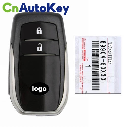 CN007246  Genuine Toyota Land Cruiser 2020 Smart Key Remote 2 Buttons 314MHz 89904-60X30 (OEM) - FCC ID: HYQ14FBB