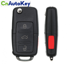 CN001129  Volkswagen 4 Button Remote Flip Key Fcc 1K0959753P Chip 48 Can Pn NBG92596263 AFTERMARKET