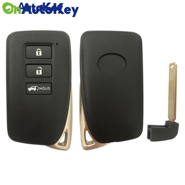 CS052020   Remote 3 Buttons Key Case For LEXUS ES350 IS/ES/GS/NX/RX/GX GS300 GS350 IS250 ES250 NX200 Smart Car Key Shell