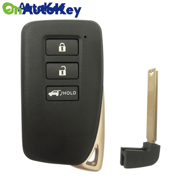 CS052020   Remote 3 Buttons Key Case For LEXUS ES350 IS/ES/GS/NX/RX/GX GS300 GS350 IS250 ES250 NX200 Smart Car Key Shell