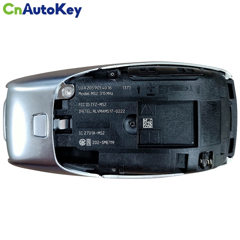 CN002085  OEM 2x Smart Keys Mercedes W205 2018+ Buttons:3 / Frequency: 315MHz / Manufacture: Marquardt / Part No: A2059054016 / (ONLY PAIRS)