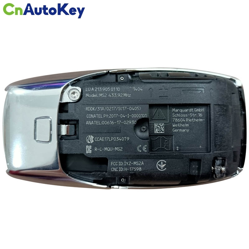 CN002086  OEM Smart Key Mercedes 2018+ Buttons:3 / Frequency: 433.92MHz / Part No: A213 905 01 10/ Blade signature:HU64 / Keyless Go / (ONLY PAIRS)