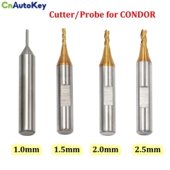 KCM028  1.0mm 1.5mm 2.0mm 2.5mm Milling Cutter Probe for Xhorse CONDOR XC MINI Plus XC-007 Dolphin XP-005 XP-007 Key Cutting Machine