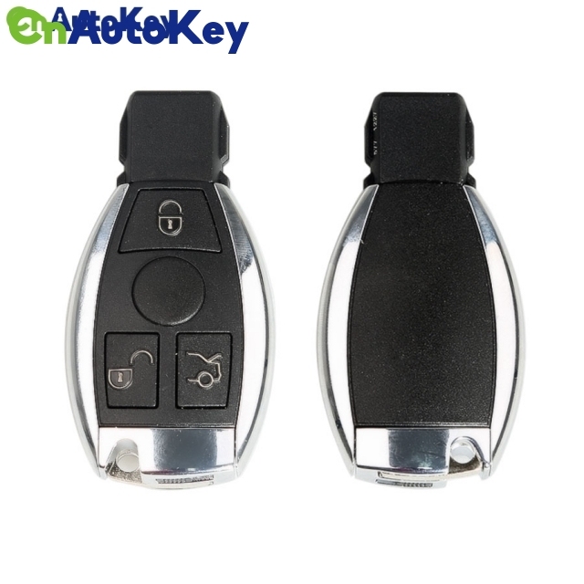 CS002052  Replacement 3 Button Car Remote Control Fob Shell for Mercedes-Benz BGA Models (One Battery Holder）