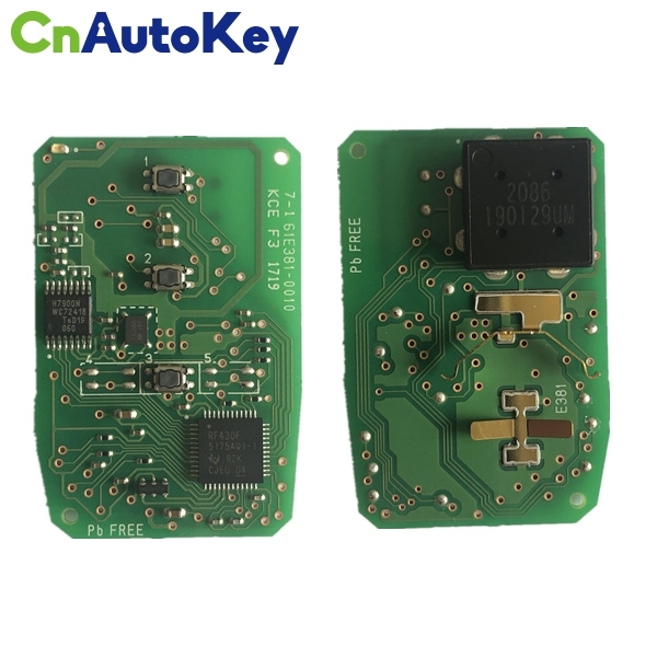 CN007214  For Toyota YARIS L YARIS VIOS Smart Keyless Remote Key 434MHZ FCCID BS1EW 0010 Board 8A Chip