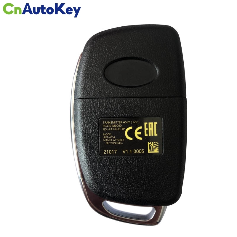 CN020116 2016 Hyundai Creta Remote Flip Key 3B 433MZ 4D60 80BIT 95430-M0000