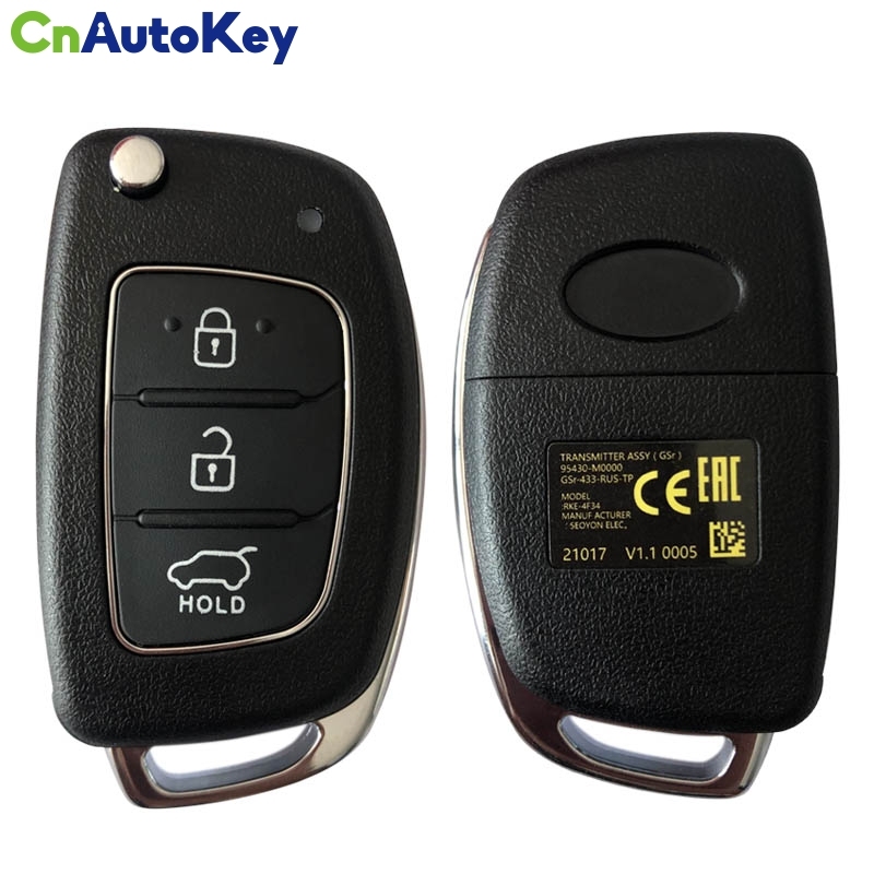 CN020116 2016 Hyundai Creta Remote Flip Key 3B 433MZ 4D60 80BIT 95430-M0000