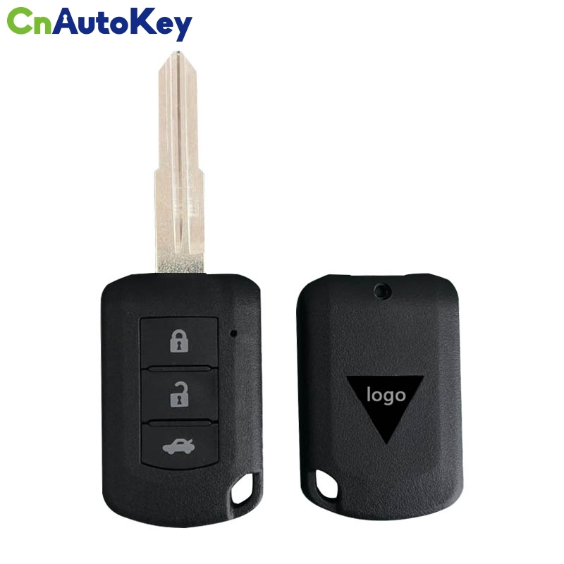 CS011020  Remote Head Key Shell Housing Fob 2/3/4 Buttons For Mitsubishi Eclipse Outlander Mirage lancer OUCJ166N Car Key Case （white button）
