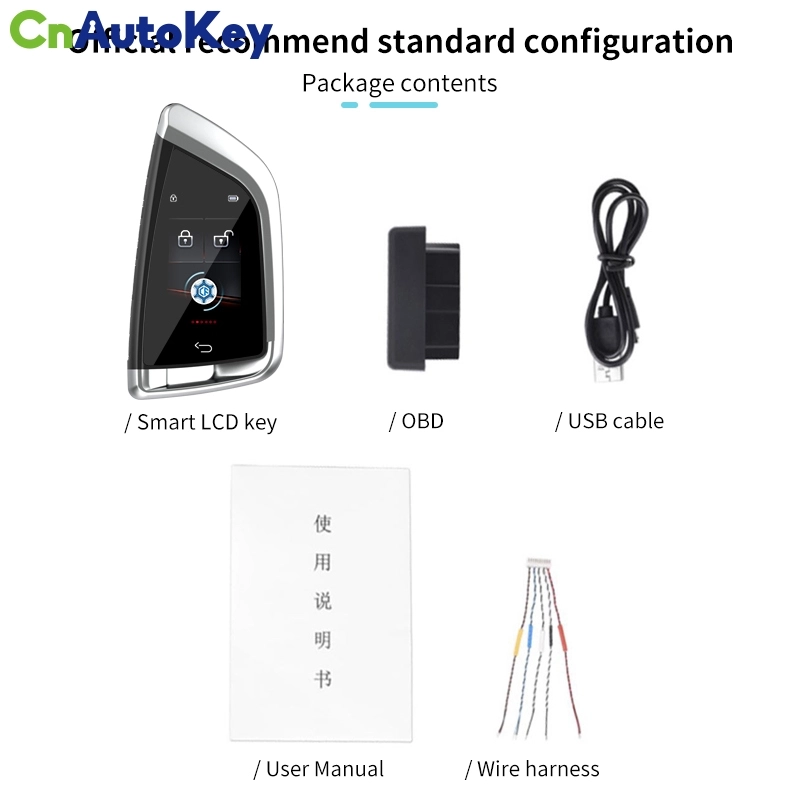 CN111  CF568 Style Modified Smart Remote Key LCD Screen for BMW for Benz for Audi for Toyota for Honda for Cadillac For Buick/Land Rove