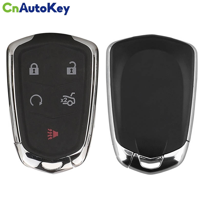 CN030014  Smart Remote Key 5 Button Keyless Entry Fob  315MHZ/ 433MHz for Cadillac XTS CTS CT6 ATS SRX ATSL 2017-2018 HYQ2EB     HYQ2AB
