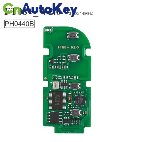 KH039   Lonsdor FT08 PH0440B Update Verson of FT08-H0440C 312/314Mhz Toyota Smart Key PCB Frequency Switchable