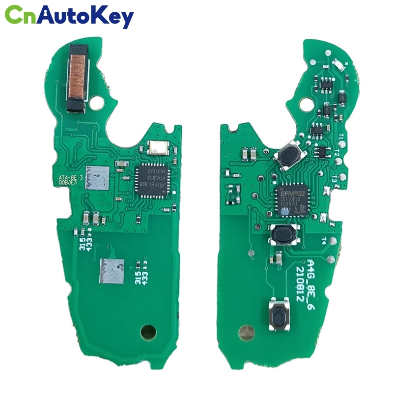 CN008065 Audi Q7 A6 remote flip key 433 MHz 8E chip 4f0837220m