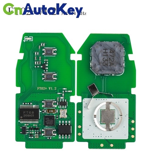 KH040  Lonsdor FT02 PH0440B Update Version of FT11-H0410C 312/314 MHz Toyota Smart Key PCB Frequency Switchable
