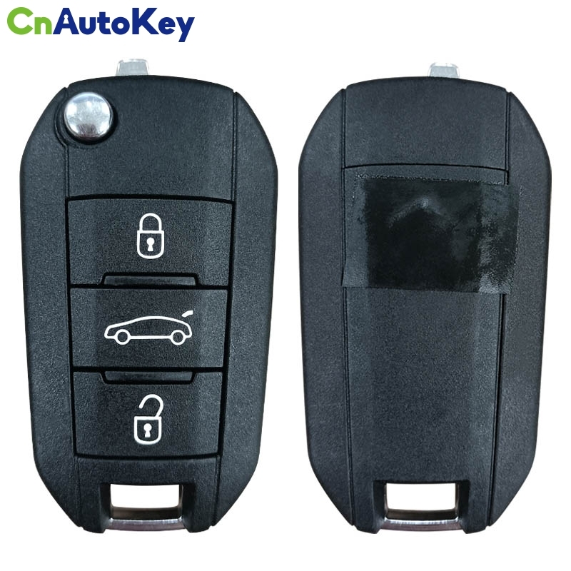 CN016031 ORIGINAL Flip Key for Citroen Buttons3 Frequency 434 MHz Transponder PCF 7941 (ID46) Part No1612121480