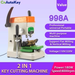 KCM029  GOSO 998A professional universal Portable Flat Vertical key cutting copy machine locksmith tools duplicate key machine