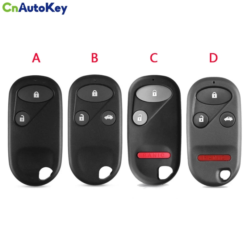 CS003038   2/3/4 Button For Honda Civic CRV Accord Jazz 2003 2004 2005 2006 2007 2008 2009 2010 2011 Car Remote Key Shell Fob Case