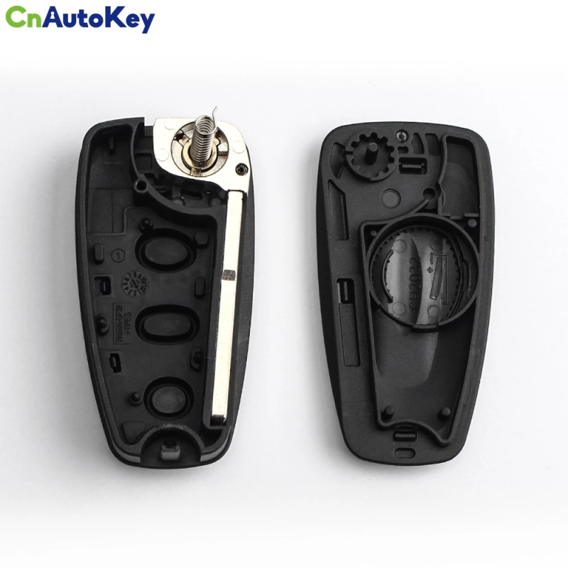 CS018044  3 Buttons For Ford Focus Mondeo Fiesta 2013 Fob Auto Case With HU101 Blade Flip Folding Remote Key Shell Car Key Cover