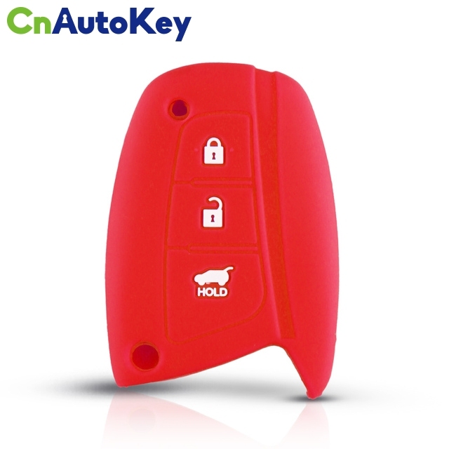 CS020034 Silicone Key Rings Key Cover Case Fob Protector For Hyundai Solaris ix35 ix45 Accent Elantra Santa Fe 3 BT Case Key Cover