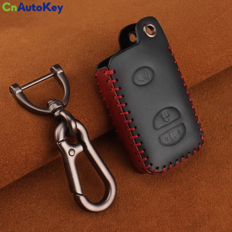 CS007112  For TOYOTA Key Rings 4 bt Car Key Leather Case For TOYOTA Avalon Camry Corolla Highlander Hybrid RAV4 Sequoia Venza Prius