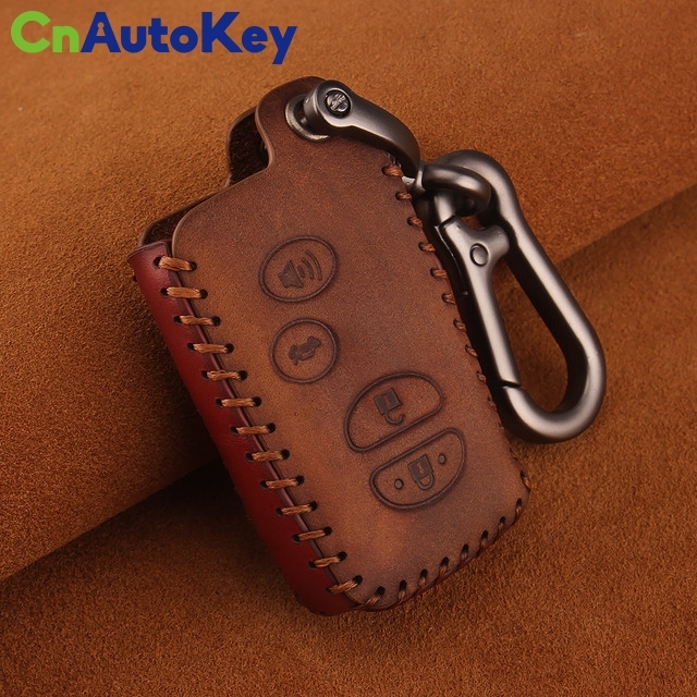 CS007112  For TOYOTA Key Rings 4 bt Car Key Leather Case For TOYOTA Avalon Camry Corolla Highlander Hybrid RAV4 Sequoia Venza Prius