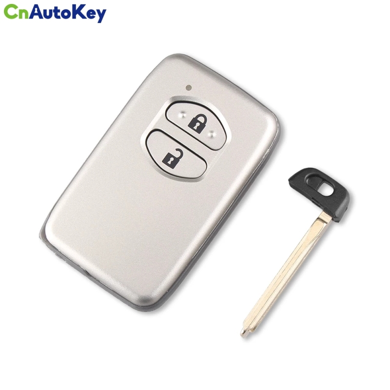 CS007125  Für Toyota Remote 2/3 Taste Auto Smart-Key-Fall Für Toyota Camry Schlüssel Abdeckung FOB Shell Blank Mit Klinge