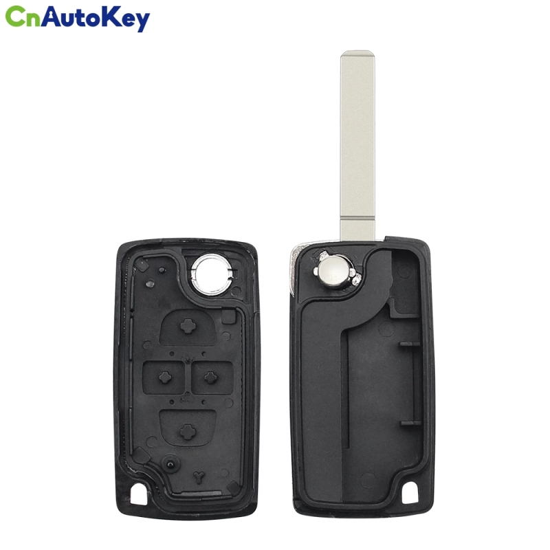 CS009044   Für Citroen CE0523 HCA/HU83 VA2 Klinge 4 Butttons Für Peugeot 1007 Für Citroen C8 Auto Schlüssel Flip floding Fob Remote Key Fall