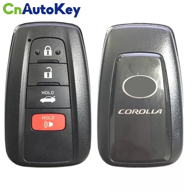 CN007260  Original PCB With Aftermarket shell Remote Key 434MHZ 4A Chip 3 Button For Toyota Corolla