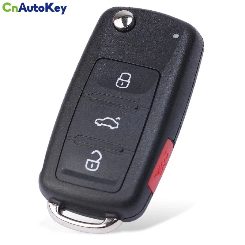 CN001135  5K0837202BJ Für VolksWagen Jetta Passat 2017 2018 MQB NBGFS93N Megamos AES Chip 315MHz Flip Remote Auto Schlüssel Fob 3 + 1 taste