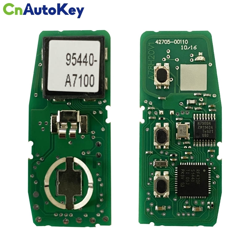 CN051008 Keyless Entry 3 Button Smart Remote Key For Kia K3 With 8A Chip 433Mhz 95440 A7100