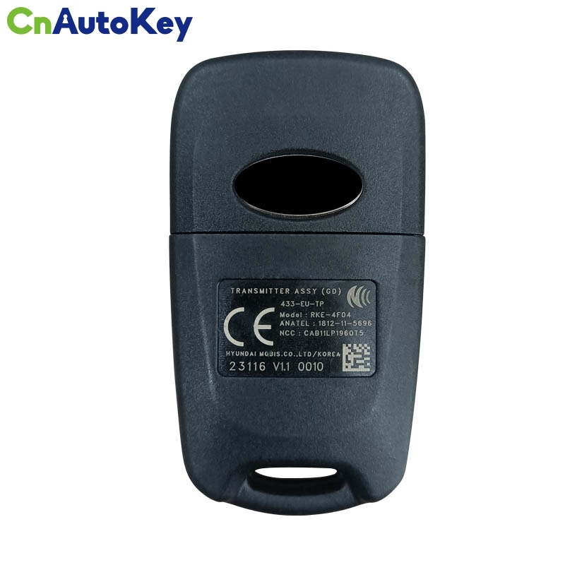 CN020095 Genuine Hyundai i30 3 Buttons Flip Remote Key 2012+ 433MHZ 4D60 Chip RKE-4F04(GD) 95430 A5100