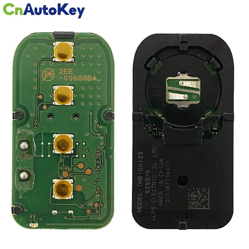 CN007263    for Toyota 3+1 Button Smart Card 433.92MHZ  47 Chips FCC:PCF7938