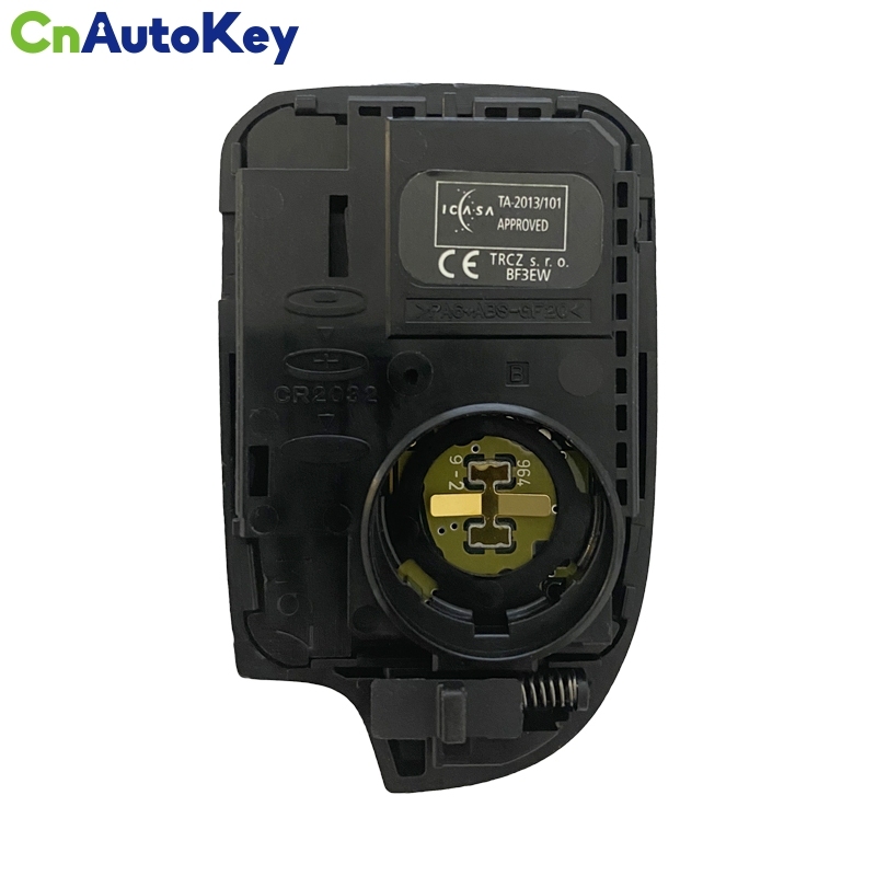 CN009049 Smart Key for Peugeot 108 Buttons:2 / Frequency:434MHz / Transponder:Tiris DST AES / Blade signature:VA2 / Manufacturer: TOKAI RIKA / Model: