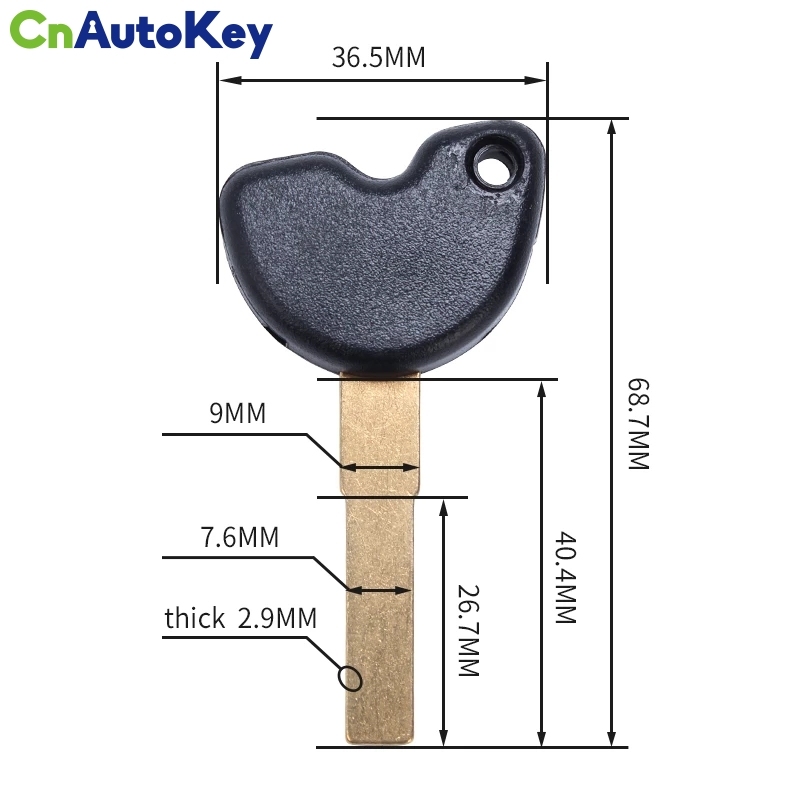 MK005  Brand New key Motorcycle Keys Uncut For Piaggio MP3 250 Beverly 350 Gilera 500